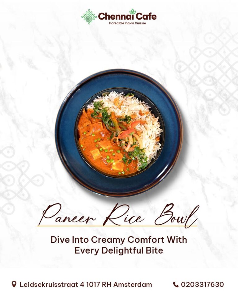 paneer rice bowl